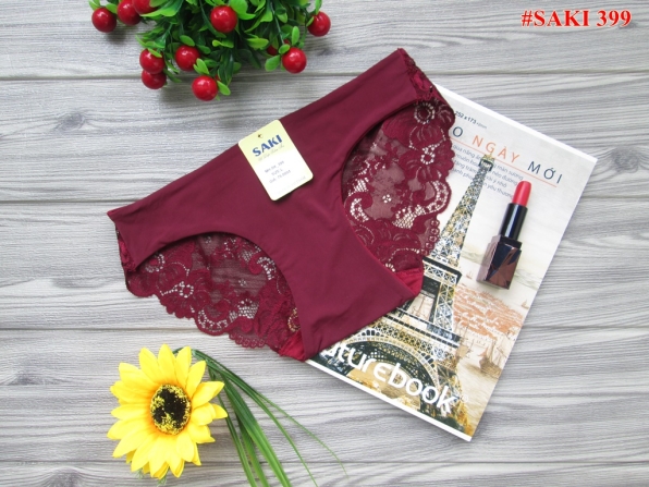 QUẦN LÓT NỮ SAKI 399 - BLOCK 5 CÁI - MÀU ĐỎ